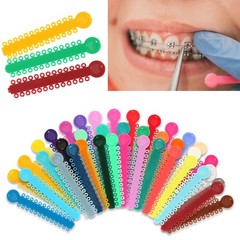 1040 Pcs Dental Orthodontic Ligature Ties Elastic Braces Rubber Bands Ligaduras
