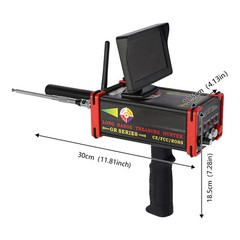 Long Range Metal Detector HandHeld Gold Detector 1000M w/ LED Screen & Chargers