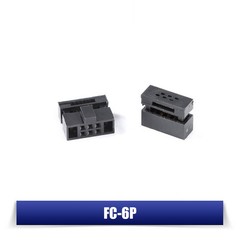 IDC Socket Double Row Female Header Cable Connector 1.27mm Pitch FC 6 / 8-50 Pin