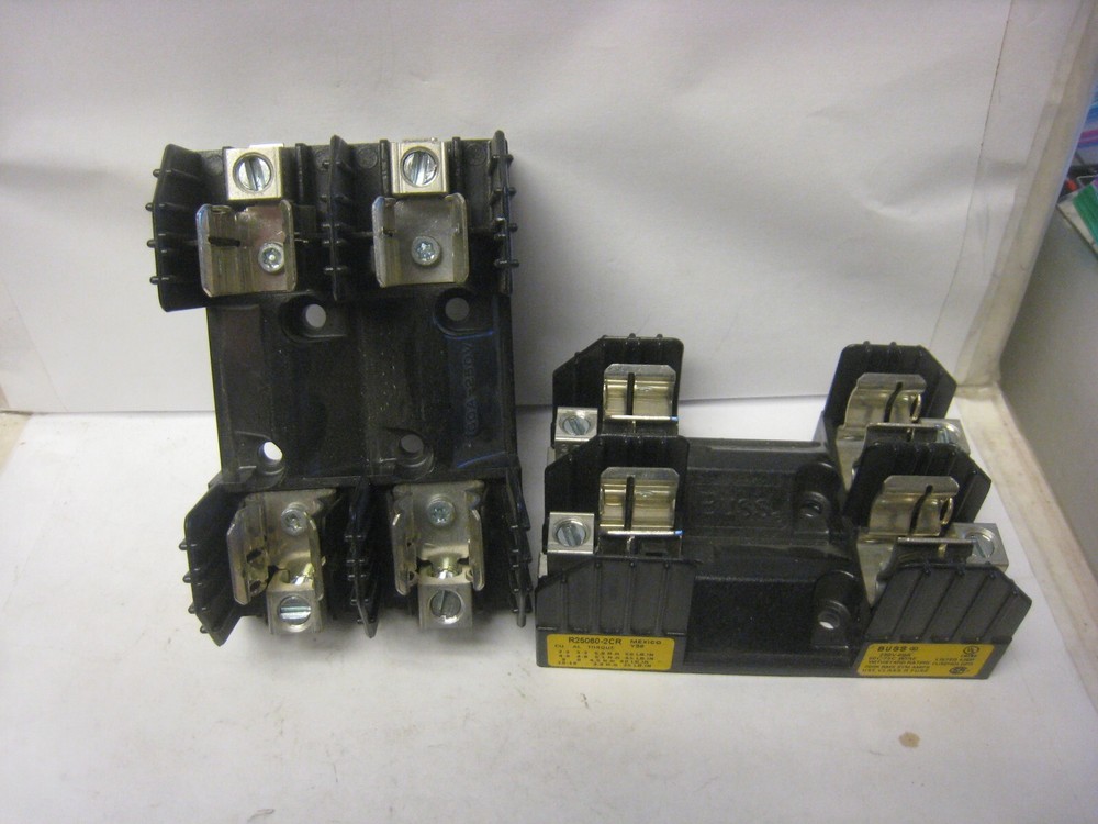2 yes a lot of 2 holders –Buss R25060-2CR fuse holders