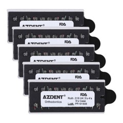 AZDENT Dental Orthodontic Monoblock MIM Bracket Braces Mini Roth/ MBT 018/ 022