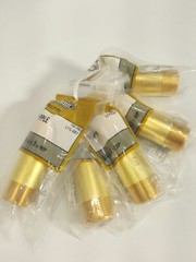 Everbilt 3/4 in x 3 in MIP Brass Pipe Nipple Fitting LFA-881 / 793792 Pack Of 5