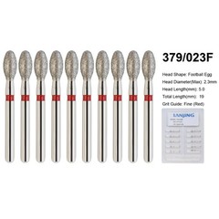 Dental Round Diamond Bur FG Pear Round End Taper Football Egg Barrel High Speed