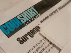 Lot of 2 COOLSHIRT Systems Surgeons COOLVEST Disposable Hose Covers, as shown