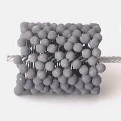 3in 77mm Engine Cylinder Flexible Hone Brush Bore Ball Polishing Tool 240 Grit