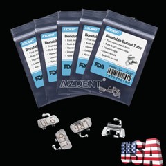 AZDENT Dental Orthodontic 1st Molar Buccal Tube Roth .022″ Bondable Convertible
