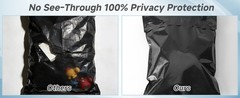 Any size Black Poly Mailers Shipping Envelopes Self Sealing Plastic Mailing Bag