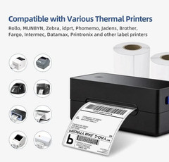 20 Rolls label 4×6 Direct Thermal Shipping 5000 labels Zebra Eltron ZP450 2844