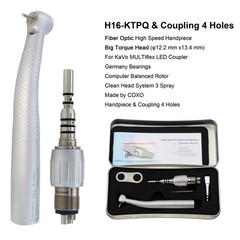 COXO Dental High Speed Handpiece Fiber Optic For KaVo MULTIflex Coupler 4 6 Hole