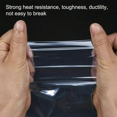 X1000 12″X16″ Clear Heat Shrink Wrap Bags PVC Film Gifts Bottles Candles Packing