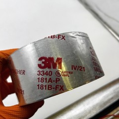 3M Aluminum Foil Tape 3340 2.5″ x 50 yd 4.0 mil Silver HVAC Sealing and Patching