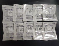Dental Orthodontic Reverse Curve Arch Wire Niti Super Elastic Round