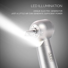 Dental LED E-generator High Speed Optic Handpiece with Quick Coupler 4Holes