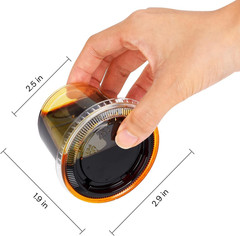 [5.5 OZ, 50 Sets] Clear Disposable Plastic Portion Cups with Leakproof Lids …