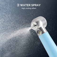 10X Dental LED E-generator High Speed Handpiece Push Button 4Holes 3 Way Spray