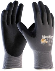 ⭐12 PAIRS MAXIFLEX 34-874T ULTIMATE NITRILE GRIP COATED WORK GLOVES SIZE 8 (M)⭐