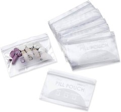200-Pack Pill Pouches with Zipper Seal – Reusable Bags for Vitamins & Medication