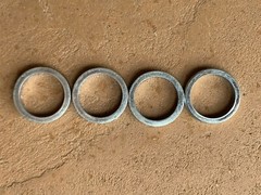 4 pcs set Finish mower wheel spacer 1/4″ bushings Bush Hog Woods Land Pride etc