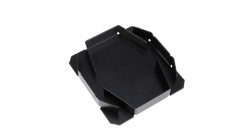 4PACK 8×8 Post Base Bracket for Pergola, Black Powder Coated Steel with Standoff