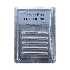 Dental Surgical Length Burs 701 High Speed Long Shank Carbide FG 5pcs/pack