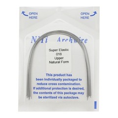 10-100x Dental Ortho Arch Wire Niti Super Elastic Round Rectangular Natural Form