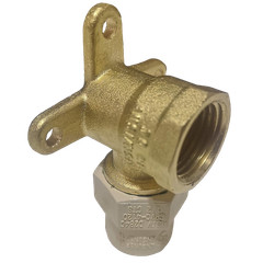 25 Pieces 1/2″ Female NPT x 1/2″ CPVC Drop Ear Elbow, Lead Free Brass