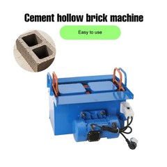 110V 550W Hollow Block Making Machine 2 Holes Brick Size 15.74X7.87X7.87inch