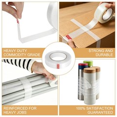 10 Rolls Filament Reinforced Strapping Fiberglass Tape 5.9 mil – 1 in. x 60 yds