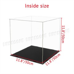Large Acrylic Display Case Box Collectibles Diecast 1/18 Dustproof Self-Install