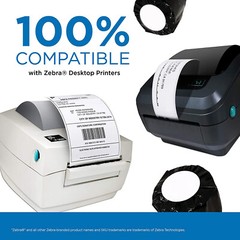 Direct Thermal 2.25X1.25 1000/RL Barcode Labels For Zebra LP2824 TLP2824 LP2844