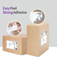 500 4″ x 6″ Fanfold Direct Thermal Shipping Labels Perforated for Zebra & Rollo