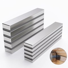 10PCS N52 Strong Neodymium Magnets Rare Earth Lifting Bar Long Magnets 60x10x3mm