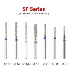 5Pcs/pack Dental Fresas diamante Bur Fit High Speed Handpiece Friction Grip OR