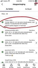 BaggiesSince1987 – 3030 Zip Color Bags 3″ X 3″ 100PCS MIX OR CHOOSE, READ DETAIL