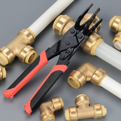 3 IN 1 Disconnect Tong Tool for Push to Connect Fittings PEX Brass Removal Tool