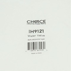 Choice Part IH9121 for Manitowoc 000009121 Ice Machine Water Valve