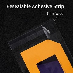 200ct Clear Resealable Cello Bags 3.5×5.5 Inch 1.4 Mil OPP For Treats Gifts Bake