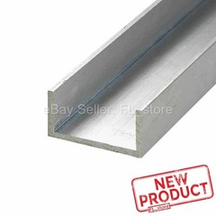 Aluminum Channel 1/2″ Leg x 2″ Base Width x 1-3/4″ Inside x 1/8″ Thick x 8 Feet