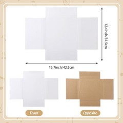 100 Pack 7 Inch Vinyl Record Mailers Boxes 45 RPM Easy Fold LP Cardboard Mailing