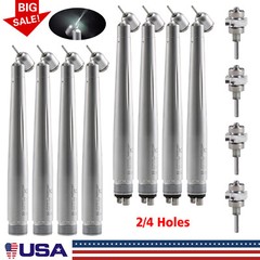 Dental 45° LED E-generator High Speed Surgical Handpiece 2/4Hole/ Cartridage