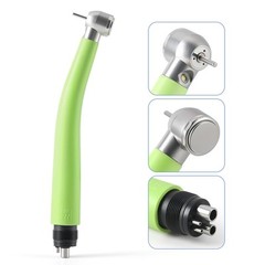 Dental LED Integrate E-generator Plastic High Speed Handpiece 3 Way Spray 4Holes