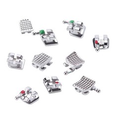 Dental Orthodontic Monoblock Brackets Braces Mini Roth/MBT 0.022/0.018 3/345 Hk