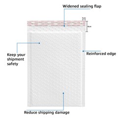 25/50PCs Poly Bubble Mailers Bubble Lined Wrap Polymailer Bags for Shipping