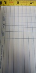 1 Checkbook Transaction Registers 2025 2026 2027 Calendar Check Book Register