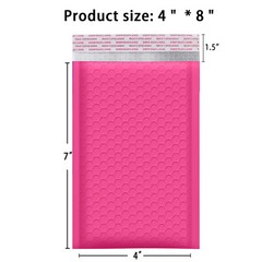 4×8（4×7） Poly Bubble Mailers Shipping Mailing Padded Bags Envelopes Self Seal