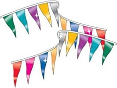 660′ Metallic Streamers Pennants Flags Business Signs – Car Lot Flag Made in USA