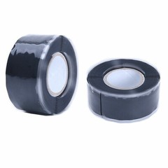4pcs Black Rubber Silicone Repair Waterproof Adhesive Tape Rescue Self Fusing