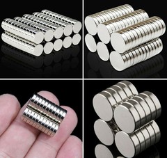 20-100X Round Rare Earth Magnet Neodymium Small Strong Magnets Disc Refrigerator