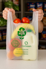 Clear Plastic T-Shirt Grocery Bags 3 Mil Heavy Duty Reusable 1/6 21×6.5×11.5