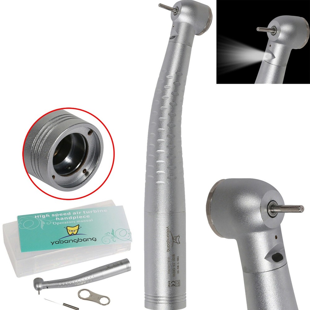 1-10 KaV Style Dental Fiber Optic High Speed Handpiece 6Hole LED Coupler /Rotor